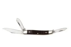 Case Medium Stockman 00217 Brown Synthetic, Standard Jig 63087 SS Navaja -Case Knives Ventas CE00217 04 case