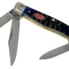 Case Medium Stockman Navy Blue Bone, Rogers Jig, 7049 63032 SS Navaja -Case Knives Ventas CE07049 01 case
