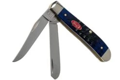 Case Mini Trapper Navy Blue Bone, Rogers Jig, 7321 6207 SS Navaja