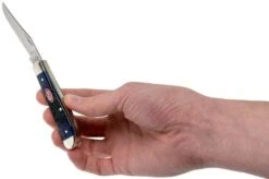 Case Mini Trapper Navy Blue Bone, Rogers Jig, 7321 6207 SS Navaja -Case Knives Ventas CE07321 05 case 1