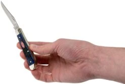 Case Mini Trapper Navy Blue Bone, Rogers Jig, 7321 6207 SS Navaja 11 Case Mini Trapper Navy Blue Bone, Rogers Jig, 7321 6207 SS Navaja -Case Knives Ventas CE07321 05 case