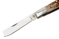 Case Razor Amber Bone, Peach Seed Jig, 10722, 62005RAZ SS, Navaja -Case Knives Ventas CE10722 03 case