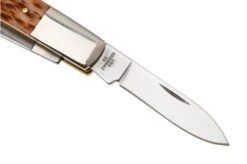 Case Razor Amber Bone, Peach Seed Jig, 10722, 62005RAZ SS, Navaja -Case Knives Ventas CE10722 04 case