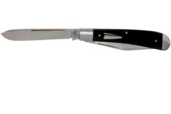 Case HT Trapper, Black Canvas Laminate, 154CM, Smooth, 10776, TB1022021 Navaja, Diseño Tony Bose -Case Knives Ventas CE10776 03 case