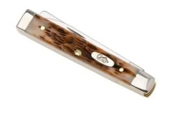 Case Baby Doc Amber Bone, 10797, Peach Seed Jig, 6182SP SS, Navaja -Case Knives Ventas CE10797 06 case