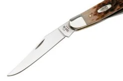 Case Muskrat Amber Bone, Peach Seed Jig, 10798, MUSKRAT SS, Navaja -Case Knives Ventas CE10798 03 case