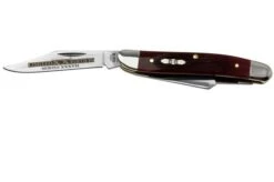 Case Medium Stockman 12210 Old Red Bone Barnboard Jig, Navaja, Limited XX Edition XXXVII