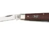 Case Mini Trapper Smooth Dark Red Burlap Micarta, 12271, 10207 CS, Navaja