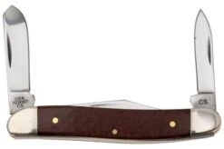 Case Medium Stockman Smooth Dark Red Burlap Micarta, 12272, 103087 CS Navaja -Case Knives Ventas CE12272 04 case