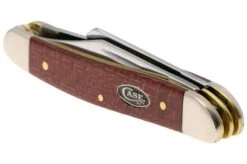 Case Medium Stockman Smooth Dark Red Burlap Micarta, 12272, 103087 CS Navaja -Case Knives Ventas CE12272 05 case