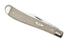 Case Slimline Trapper 13312 Smooth Natural Bone 61048 SS, Navaja -Case Knives Ventas CE13312 05 case