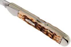 Case Mini Copperlock Amber Jigged Bone, 00133, 61749L SS Navaja -Case Knives Ventas CE133 07 case ce133 07 1