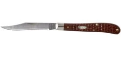 Case Slimline Trapper Brown Synthetic, 00135, 31048 SS Navaja