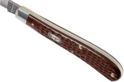 Case Slimline Trapper Brown Synthetic, 00135, 31048 SS Navaja -Case Knives Ventas CE135 06 case ce135 06