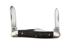 Case Medium Stockman 14001 Smooth Black Curly Oak Wood 73087 SS, Navaja -Case Knives Ventas CE14001 04 case