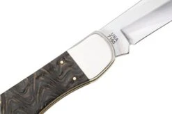 Case Folding Hunter, Smooth Black Curly Oak Wood 14008, 7165 SS, Navaja -Case Knives Ventas CE14008 05 case