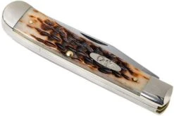 Case Trapper Amber Jigged Bone, 00163, 6254 CV Navaja -Case Knives Ventas CE163 05 case ce163 05