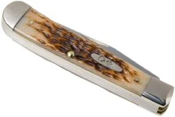 Case Trapper Amber Jigged Bone, 00164, 6254 SS Navaja -Case Knives Ventas CE164 05 case ce164 05
