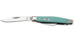 Case Medium Stockman 18102 Smooth Seafoam Green G10 10344 SS, Navaja
