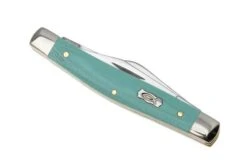 Case Medium Stockman 18102 Smooth Seafoam Green G10 10344 SS, Navaja -Case Knives Ventas CE18102 05 case