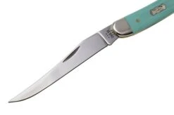 Case Medium Texas Toothpick 18105 Smooth Seafoam Green G10 1010094 SS, Navaja -Case Knives Ventas CE18105 03 case