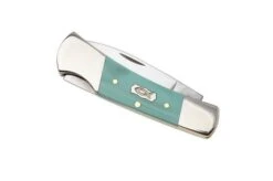 Case Lockback 18106 Smooth Seafoam Green G10 101225L SS, Navaja -Case Knives Ventas CE18106 04 case