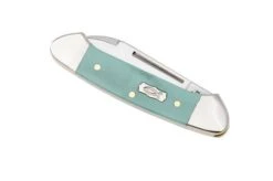 Case Baby Butterbean, Smooth Seafoam Green G-10 18107, 102132 SS, Navaja -Case Knives Ventas CE18107 06 case