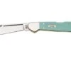 Case Mini CopperLock Smooth Seafoam Green G-10, 18109, 101749L SS, Navaja