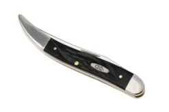 Case Medium Texas Toothpick Jigged Rough Black Synthetic, 18242, 610094 SS, Navaja -Case Knives Ventas CE18242 06 case