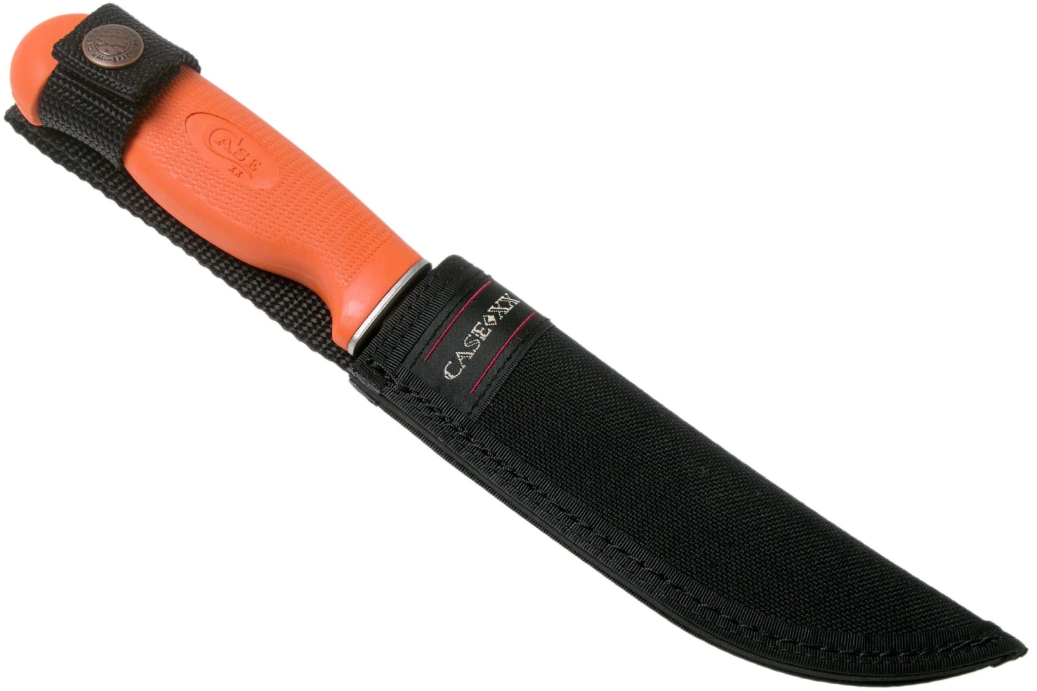 Case Utility Skinner, Orange Hunters, Textured Synthetic, 18502, LT223-5 SS Cuchillo Fijo 8 Case Utility Skinner, Orange Hunters, Textured Synthetic, 18502, LT223-5 SS Cuchillo Fijo - Imagen 6