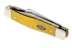 Case Medium Stockman Smooth Yellow Bone, 20029, 63032 SS, Navaja -Case Knives Ventas CE20029 05 case