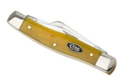 Case Medium Stockman Smooth Yellow Bone, 20029, 63032 SS, Navaja -Case Knives Ventas CE20029 06 case