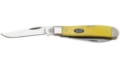 Case Mini Trapper 20031 Smooth Yellow Bone 6207W SS, Navaja