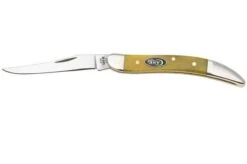 Case Small Texas Toothpick 20035 Smooth Yellow Bone 610096 SS, Navaja