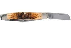 Case Large Stockman Amber Jigged Bone, 00204, 6375 CV Navaja -Case Knives Ventas CE204 04 case ce204 04
