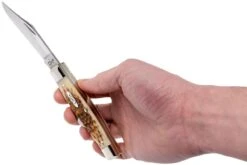 Case Large Stockman Amber Jigged Bone, 00204, 6375 CV Navaja -Case Knives Ventas CE204 10 case ce204 10