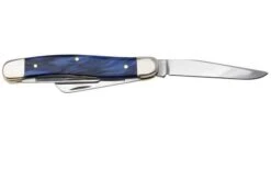 Case Medium Stockman 23448 Smooth Blue Pearl Kirinite 10318 SS, Navaja -Case Knives Ventas CE23448 02 case