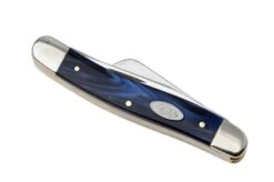Case Medium Stockman 23448 Smooth Blue Pearl Kirinite 10318 SS, Navaja -Case Knives Ventas CE23448 05 case