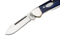 Case Baby Butterbean Smooth Blue Pearl Kirinite, 23449, 102132 SS, Navaja -Case Knives Ventas CE23449 03 case