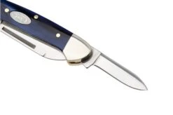 Case Baby Butterbean Smooth Blue Pearl Kirinite, 23449, 102132 SS, Navaja -Case Knives Ventas CE23449 04 case