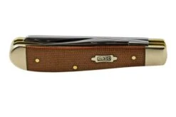 Case Mini Trapper, Smooth Canvas Micarta, 23695, 10207 SS, Navaja 13 Case Mini Trapper, Smooth Canvas Micarta, 23695, 10207 SS, Navaja -Case Knives Ventas CE23695 06 case