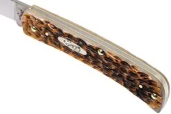 Case Sod Buster Jr Amber Jigged Bone, 245 6137 SS Navaja -Case Knives Ventas CE245 06 case ce245 06
