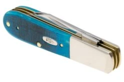 Case Barlow Caribbean Blue Bone, Sawcut Jig, 25581, 62009 1/2 SS, Navaja -Case Knives Ventas CE25581 05 case
