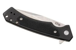 Case Marilla Black Anodized Aluminum, Black G10 Inlay, 25878, S35VN, Navaja Parcialmente Dentada -Case Knives Ventas CE25878 06 case