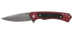 Case The Marilla, Red Anodized Aluminum, S35VN, Black G10 Inlay, 25881 Navaja