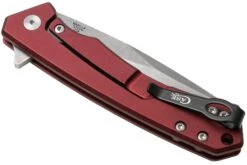 Case The Marilla, Red Anodized Aluminum, S35VN, Black G10 Inlay, 25881 Navaja -Case Knives Ventas CE25881 04 case