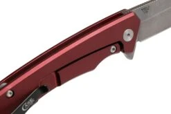 Case The Marilla, Red Anodized Aluminum, S35VN, Black G10 Inlay, 25881 Navaja -Case Knives Ventas CE25881 06 case