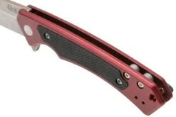 Case The Marilla, Red Anodized Aluminum, S35VN, Black G10 Inlay, 25881 Navaja -Case Knives Ventas CE25881 07 case