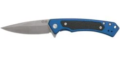 Case The Marilla, Blue Anodized Aluminum, S35VN, Black G10 Inlay, 25882 Navaja