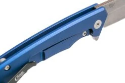 Case The Marilla, Blue Anodized Aluminum, S35VN, Black G10 Inlay, 25882 Navaja -Case Knives Ventas CE25882 06 case